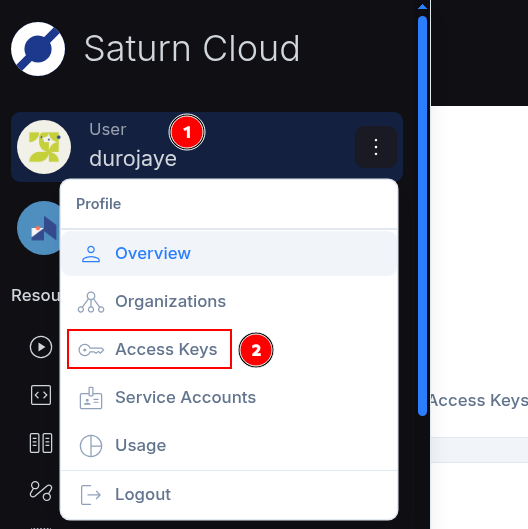 Git SSH Key setup in sidebar